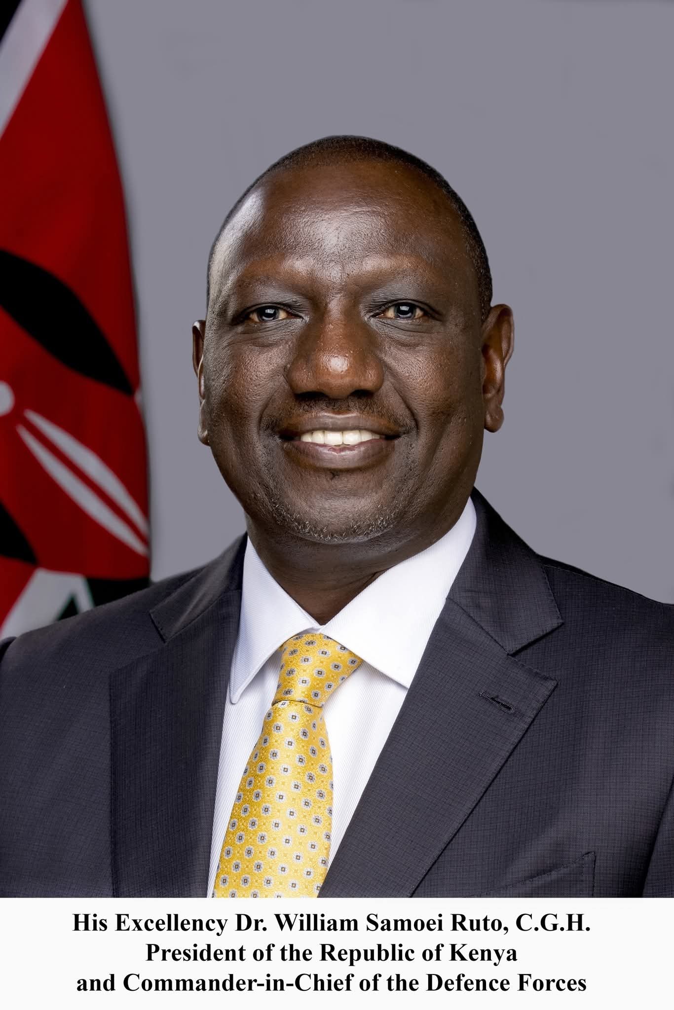 HE. Dr. WILLIAM SAMOEI RUTO