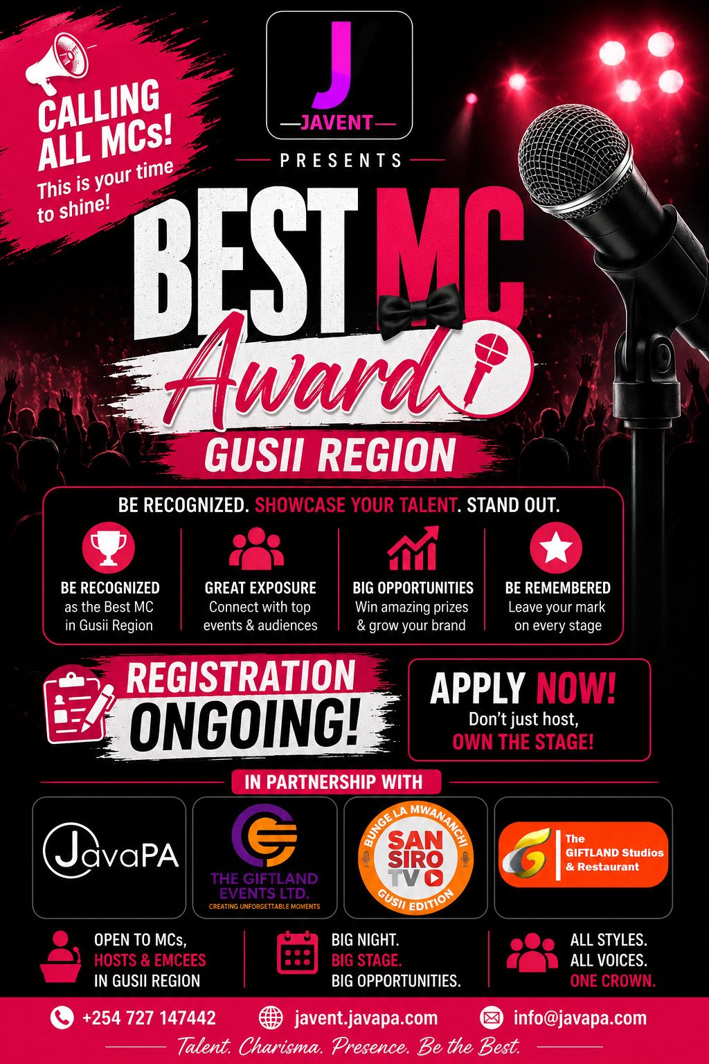 BEST MC AWARDS - GUSII REGION
